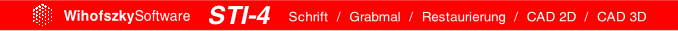 Schrift  /  Grabmal  /  Restaurierung  /  CAD 2D  /  CAD 3D

